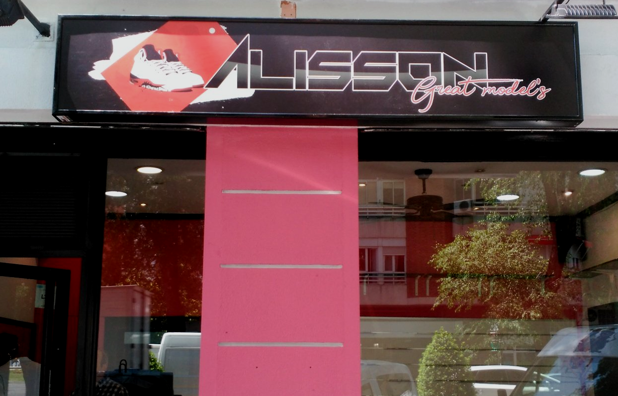 rotulo sin luz perfil aluminio