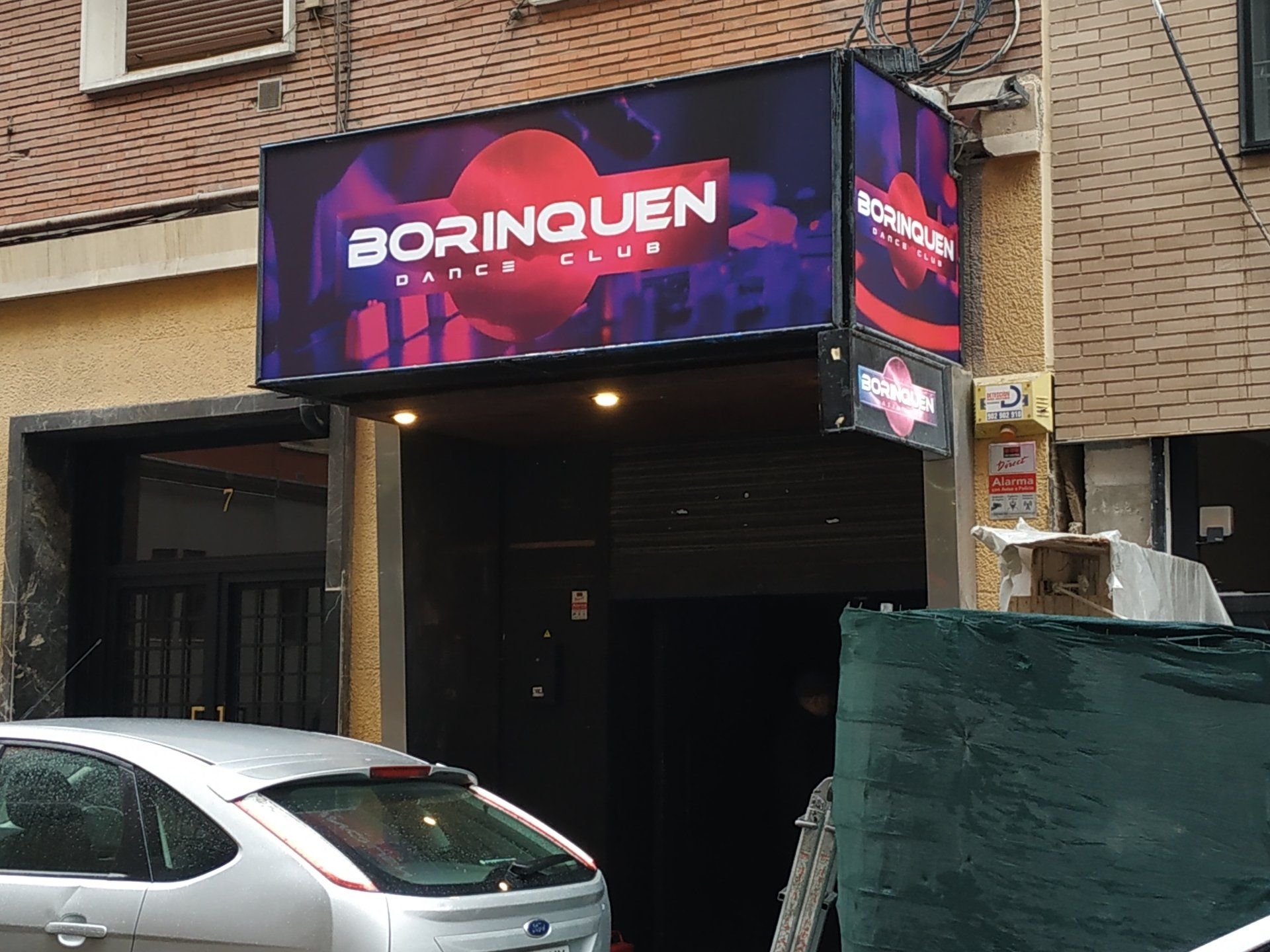 letrero para discoteca