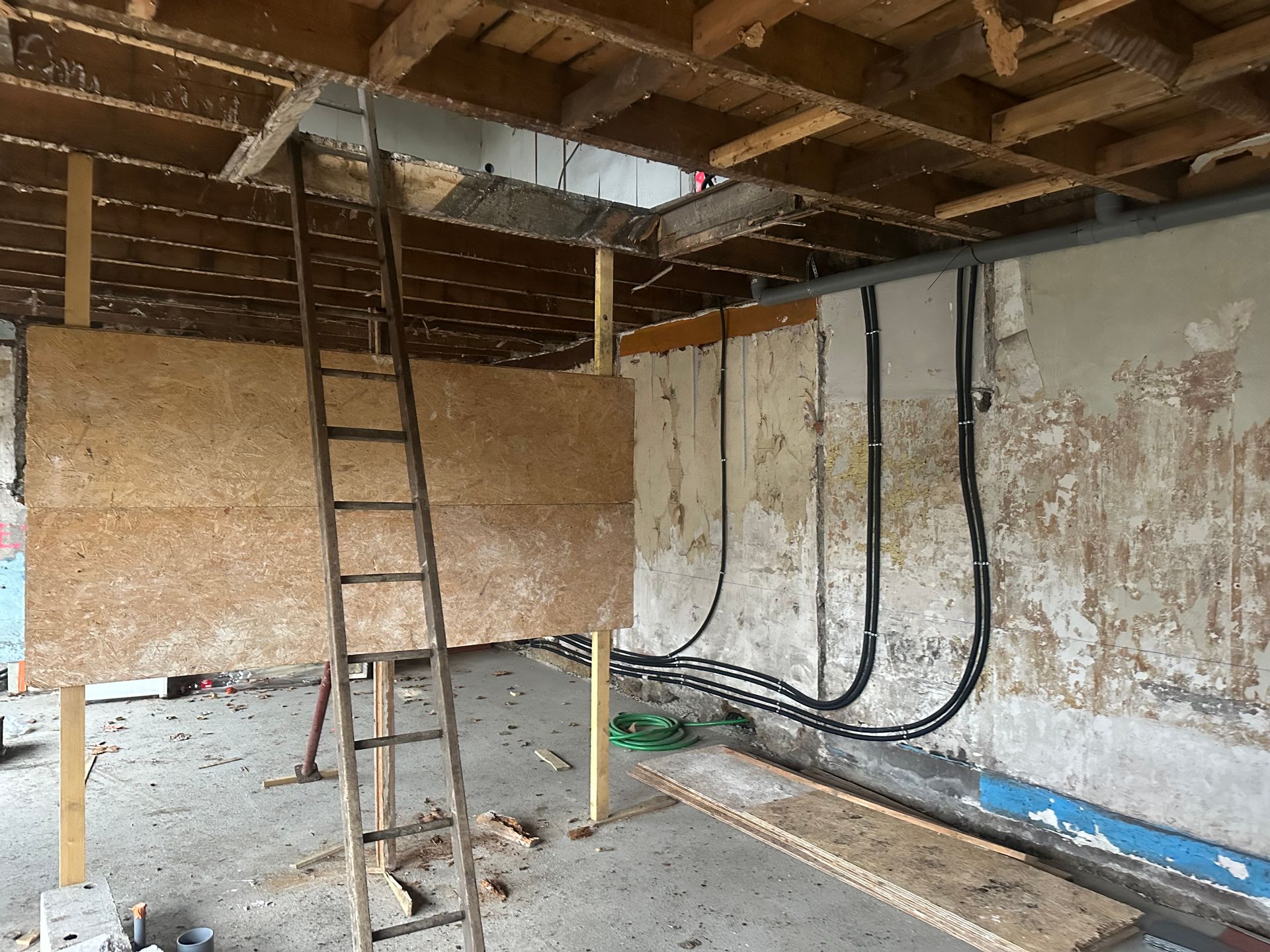 Rénovation de l'intérieur d'une maison