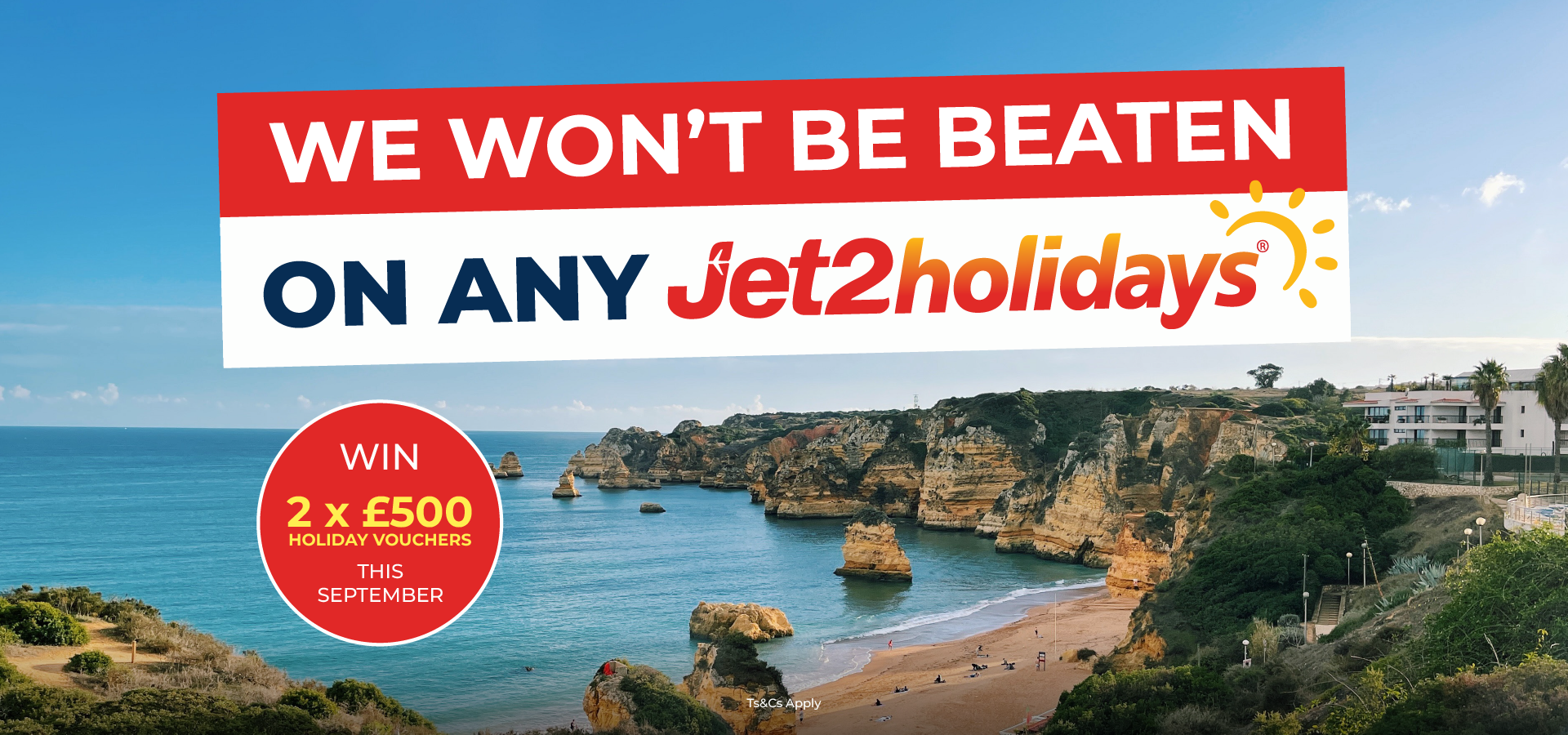 Jet2holidays ad for family holidays: save up to £700, plus £100 off Tenerife, book July & August now