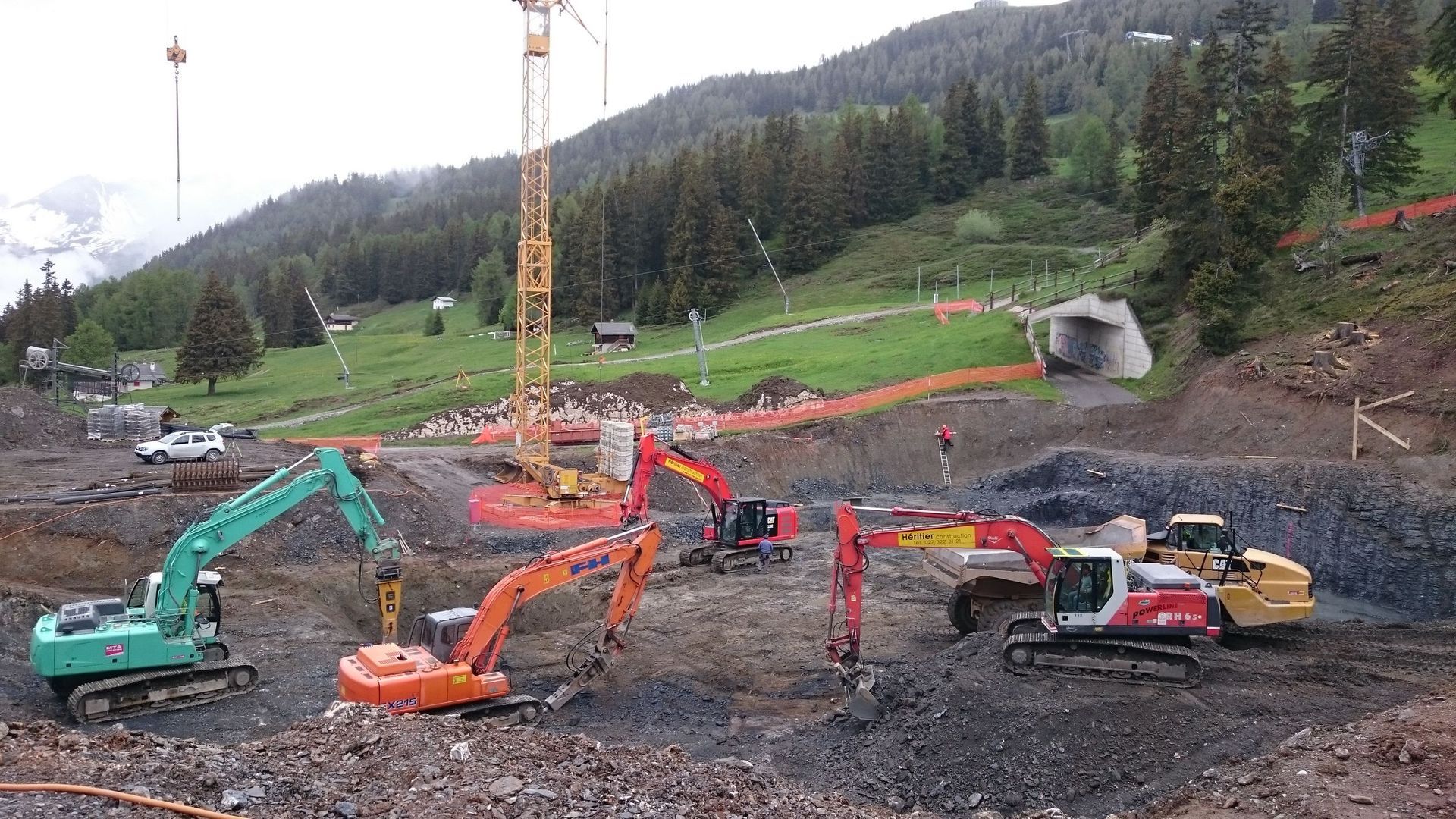 nos-references-terrassement,-gare-du-télésiège-arnouva-bernard-gasser-sa