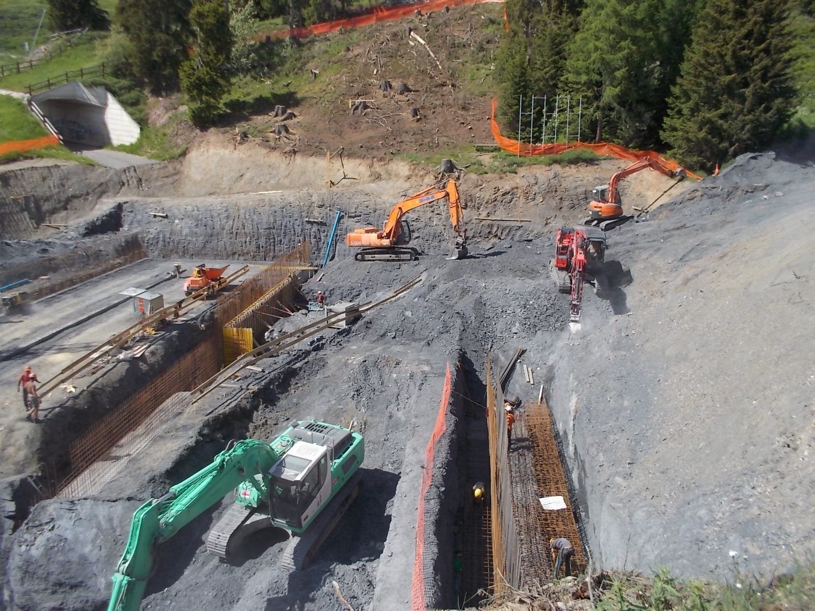 nos-references-terrassement,-gare-du-télésiège-arnouva-bernard-gasser-sa