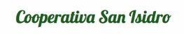 Texto cursivo verde que dice “Cooperativa San Isidro” sobre un fondo blanco