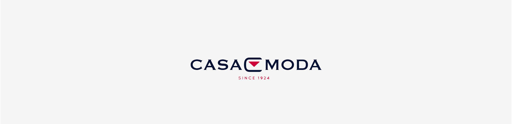 Das Logo von Casa Moda ist auf weißem Hintergrund.