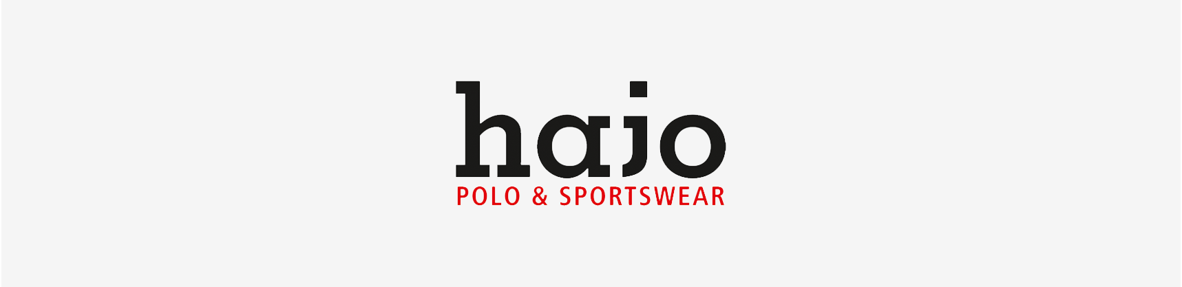 Ein Logo für Haio Polo und Sportbekleidung auf weißem Hintergrund
