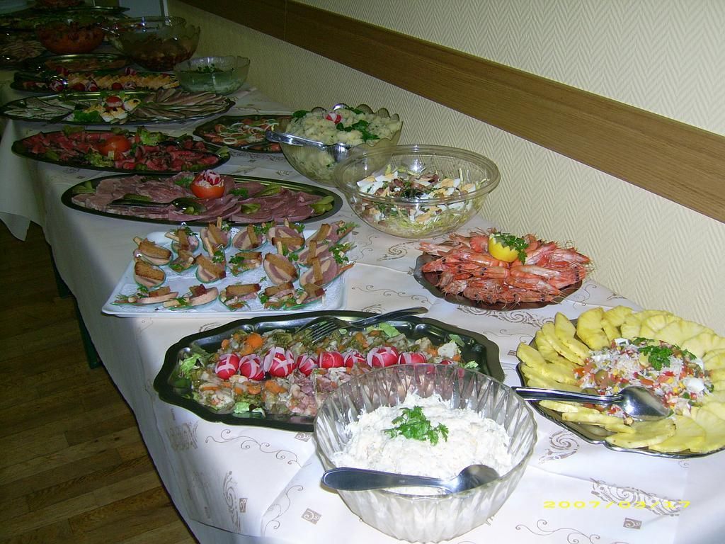 Table d'entrées varéies