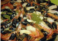 Paella avec des moules