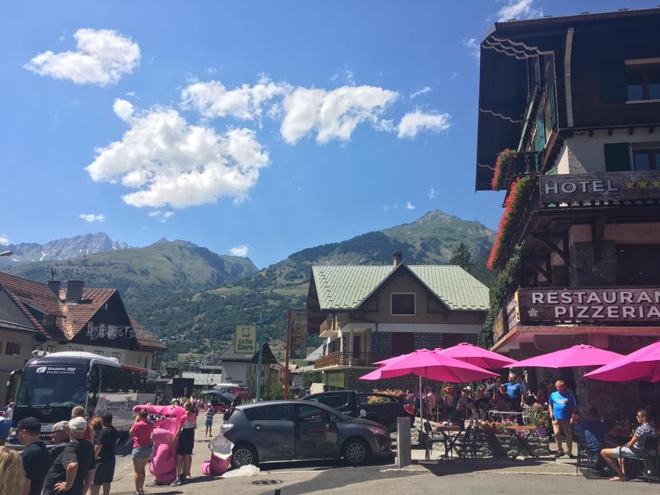 Vu des Alpes depuis l'hôtel