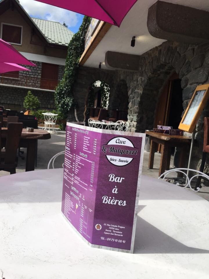 Carte du bar à bière