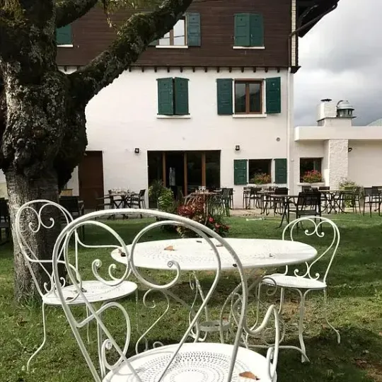 Table sous un arbre