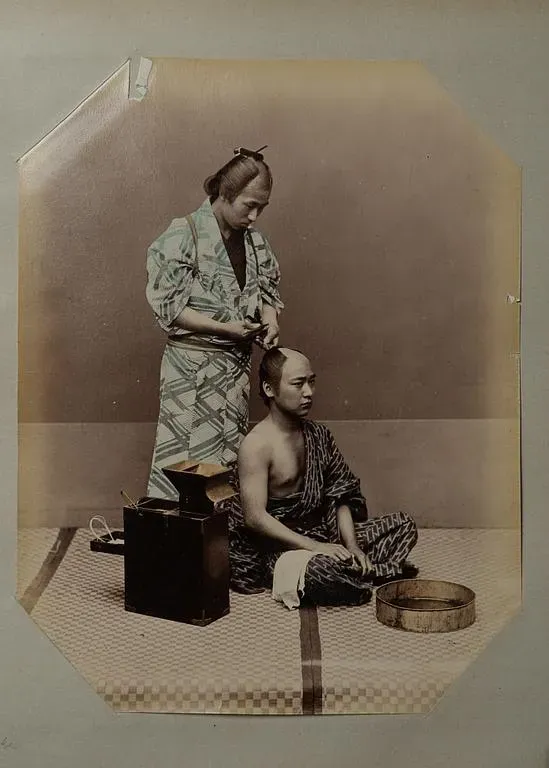 JAPON Deux albums photos. Fin XIXe.