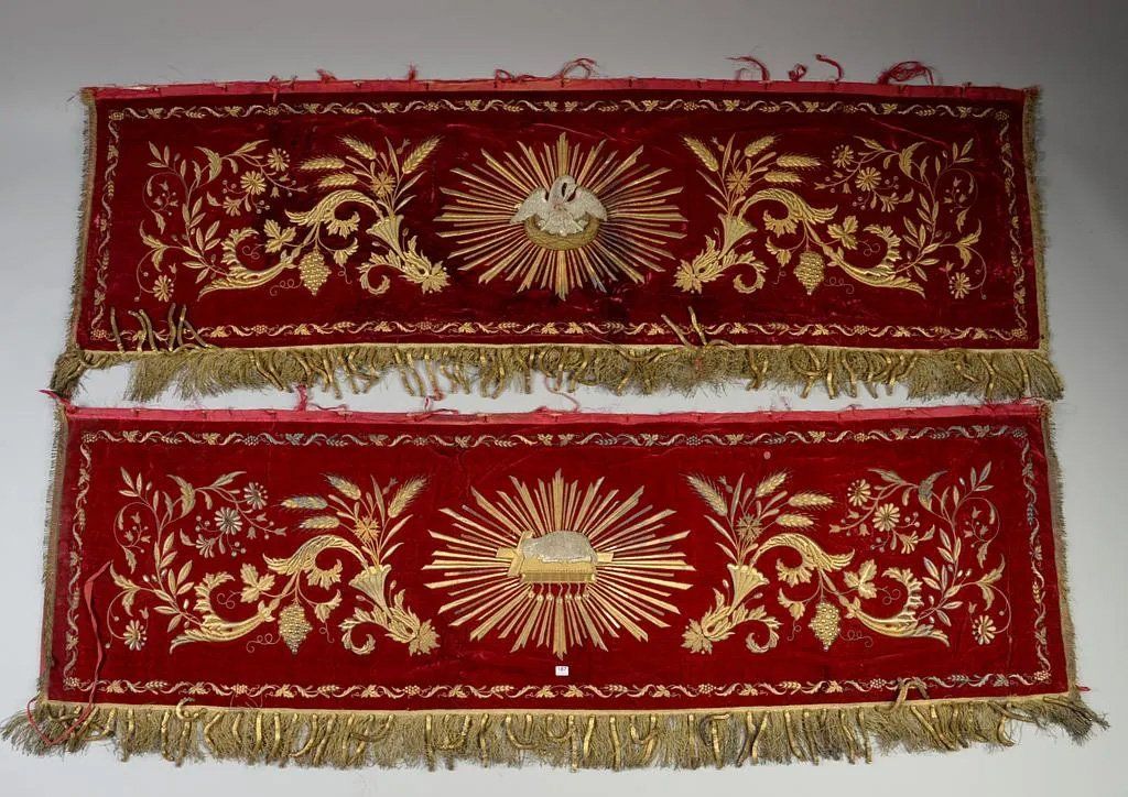 Tour de dais de procession. XIXe siècle.