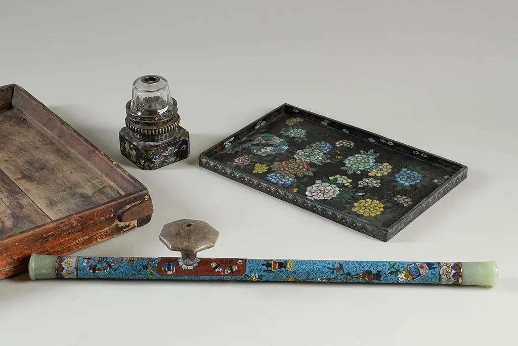 Chine. Nécéssaire de fumeur d'opium