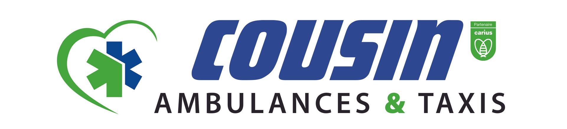 Logo Cousin ambulances et taxis
