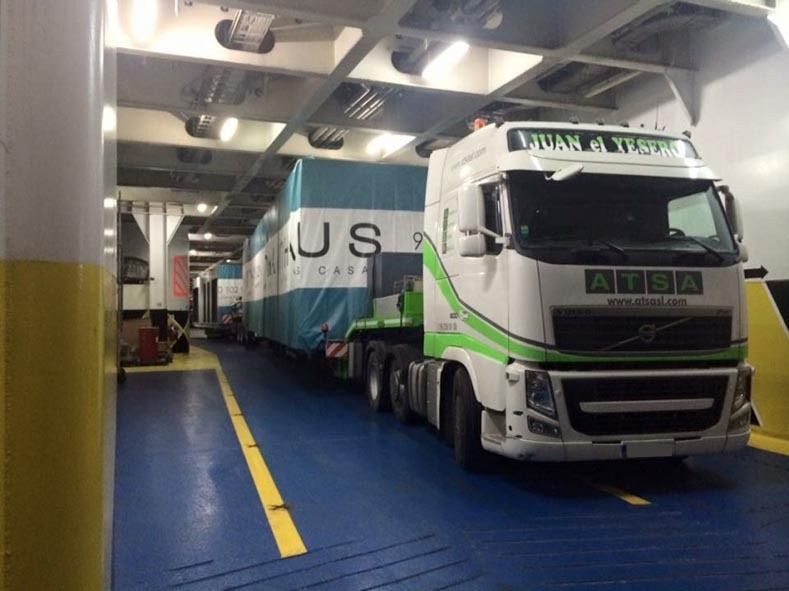 Un camión con la palabra 