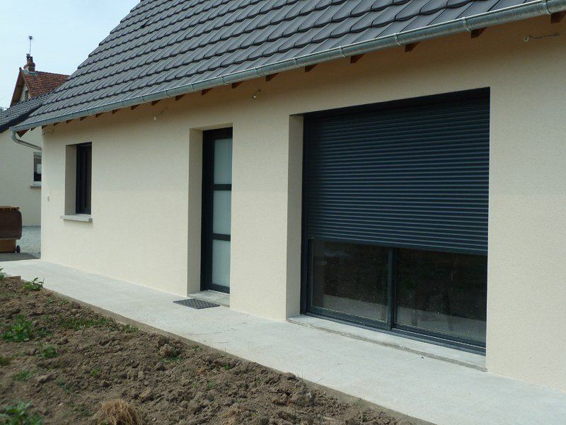 Volet roulant lames pleines