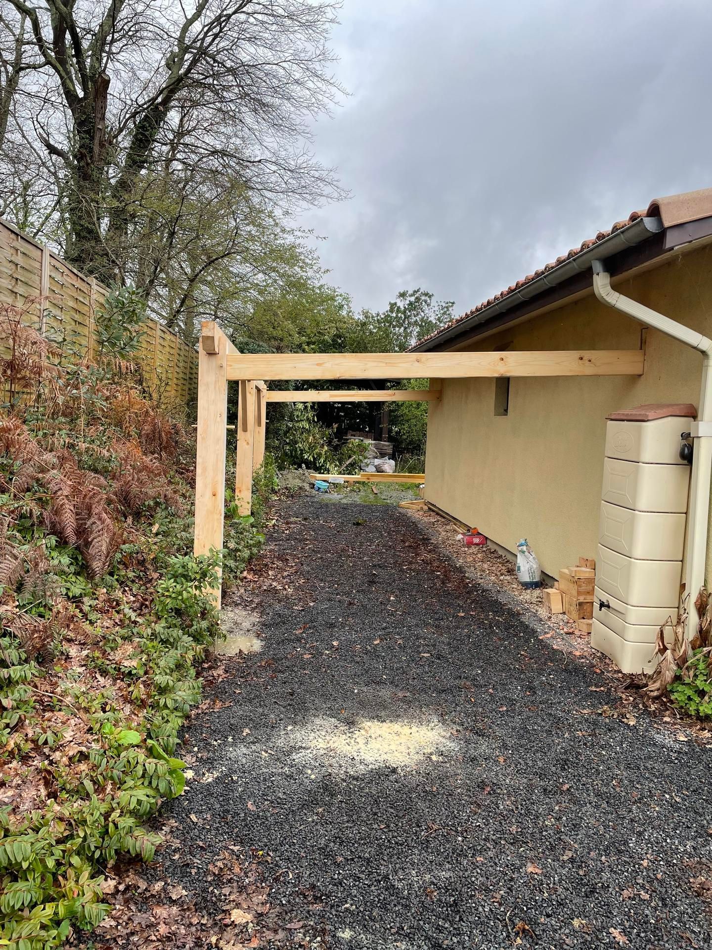 Charpente en rénovation