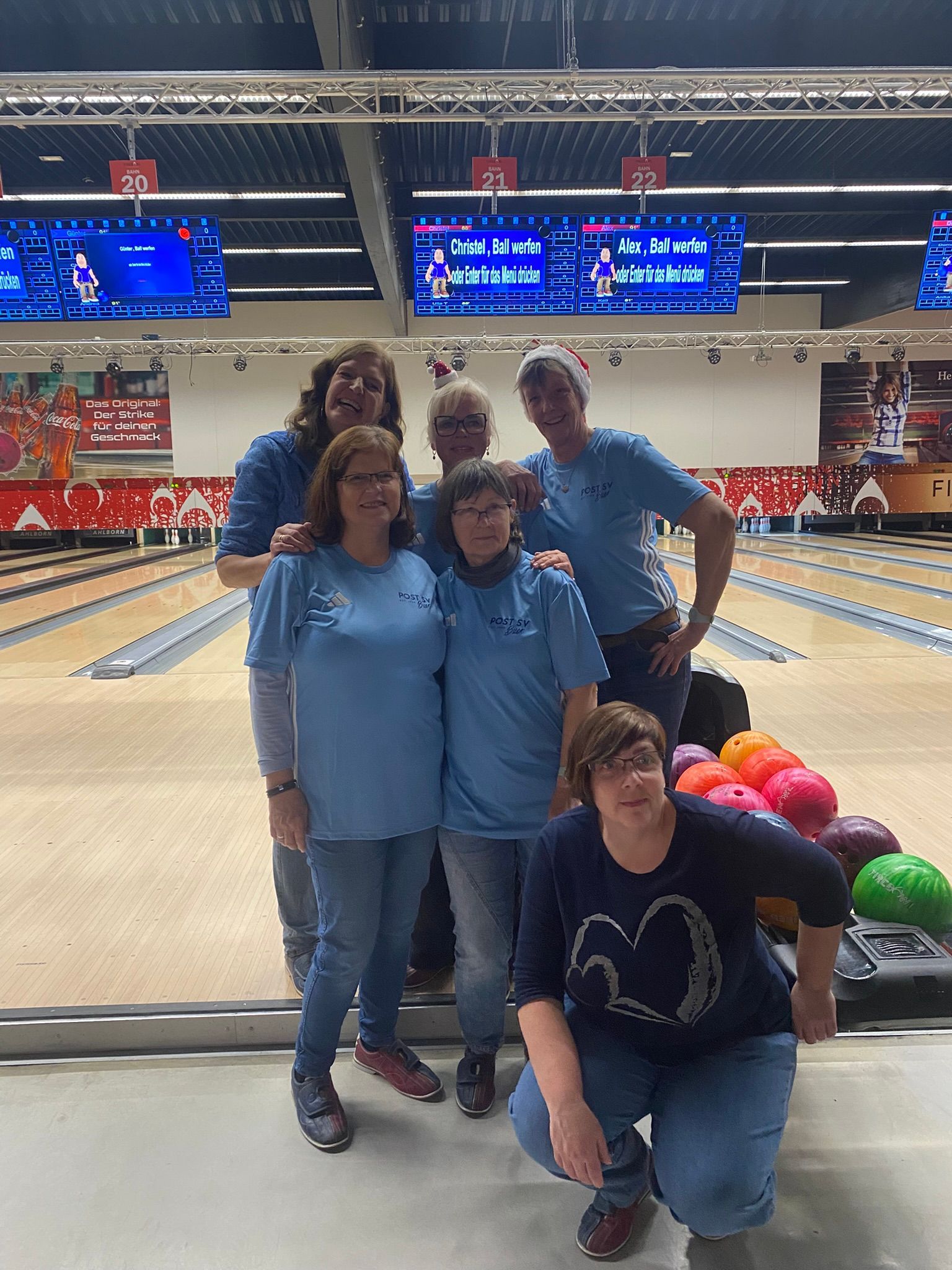 Teamfoto beim Bowling Turnier 2025