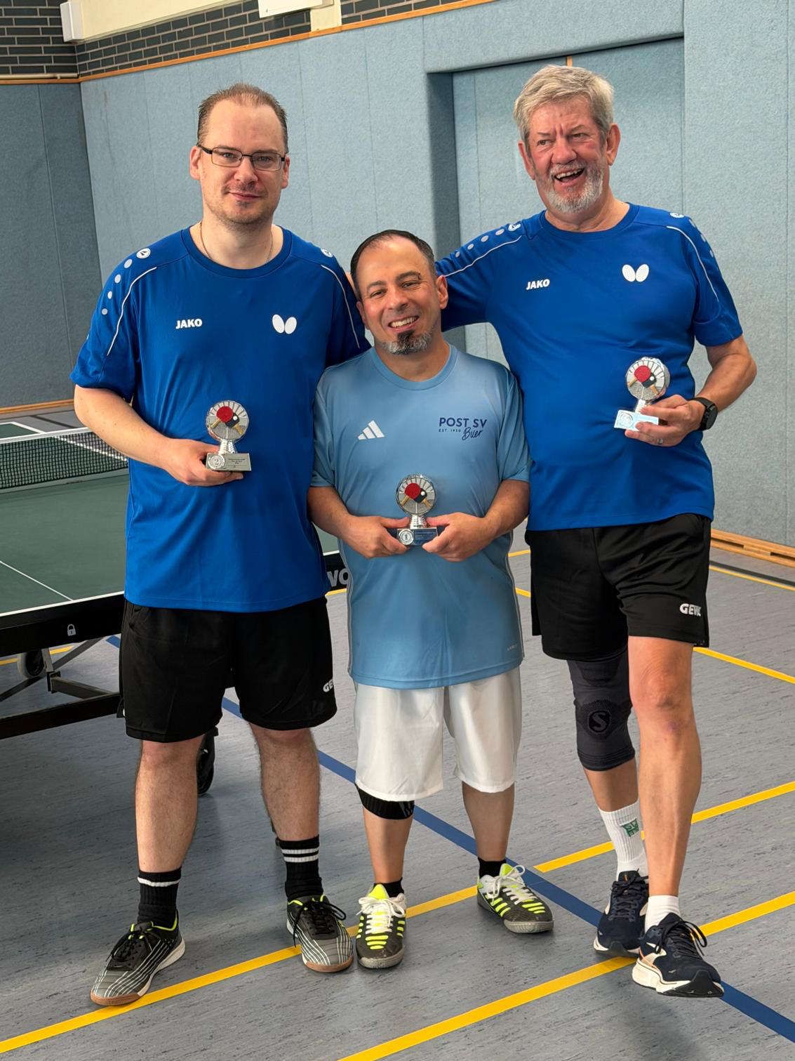 Sieger bei der Tischtennis-Vereinsmeiterschaft