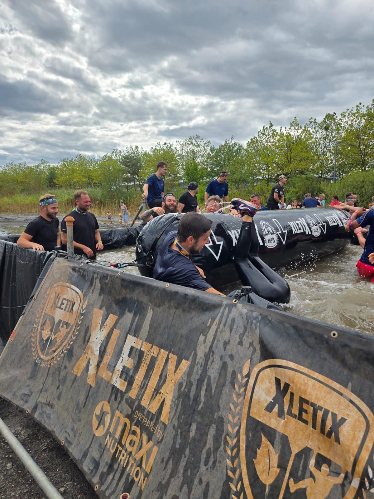 Wasserhindernis bei Xletix 2026