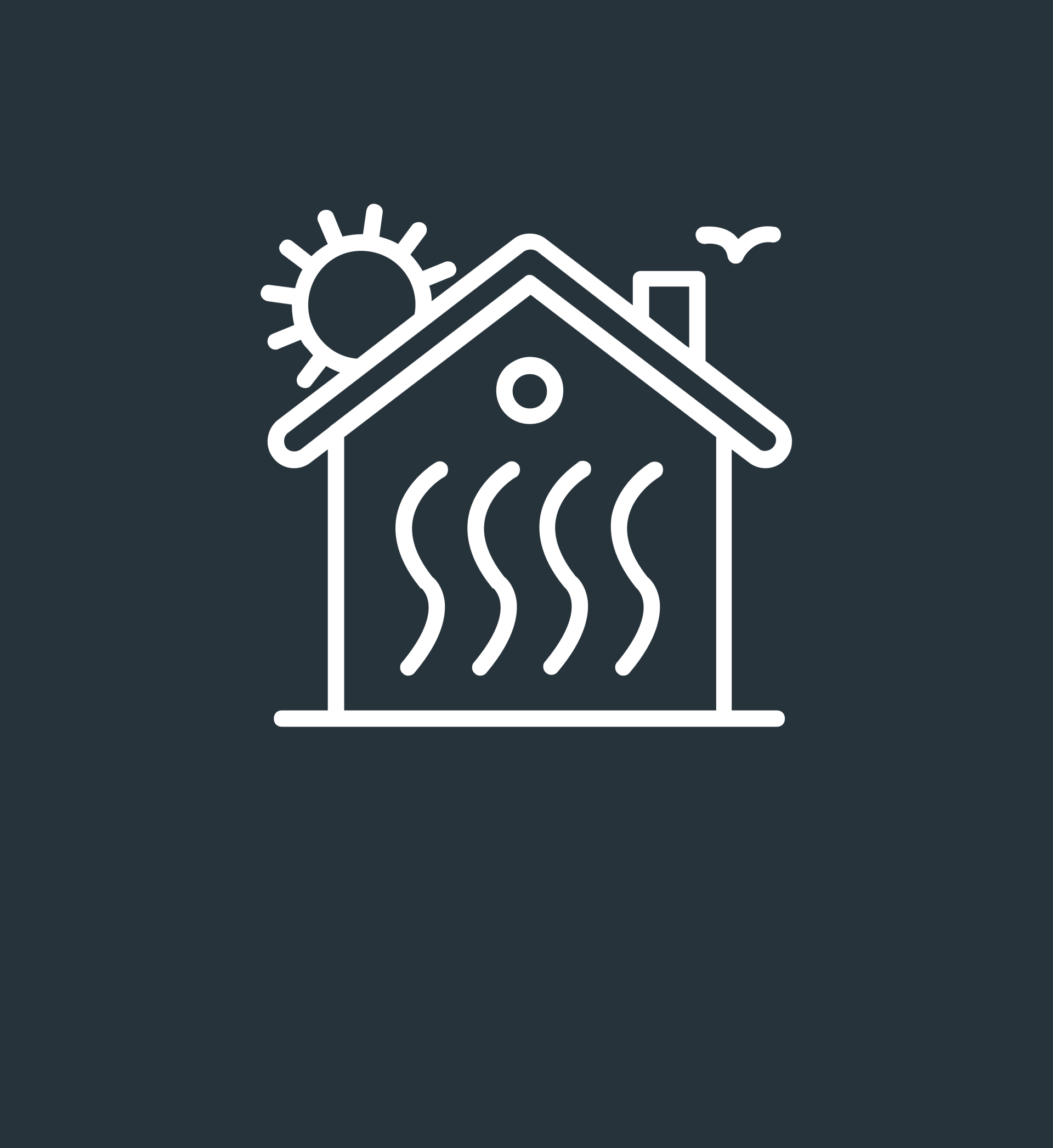 Picto maison et soleil