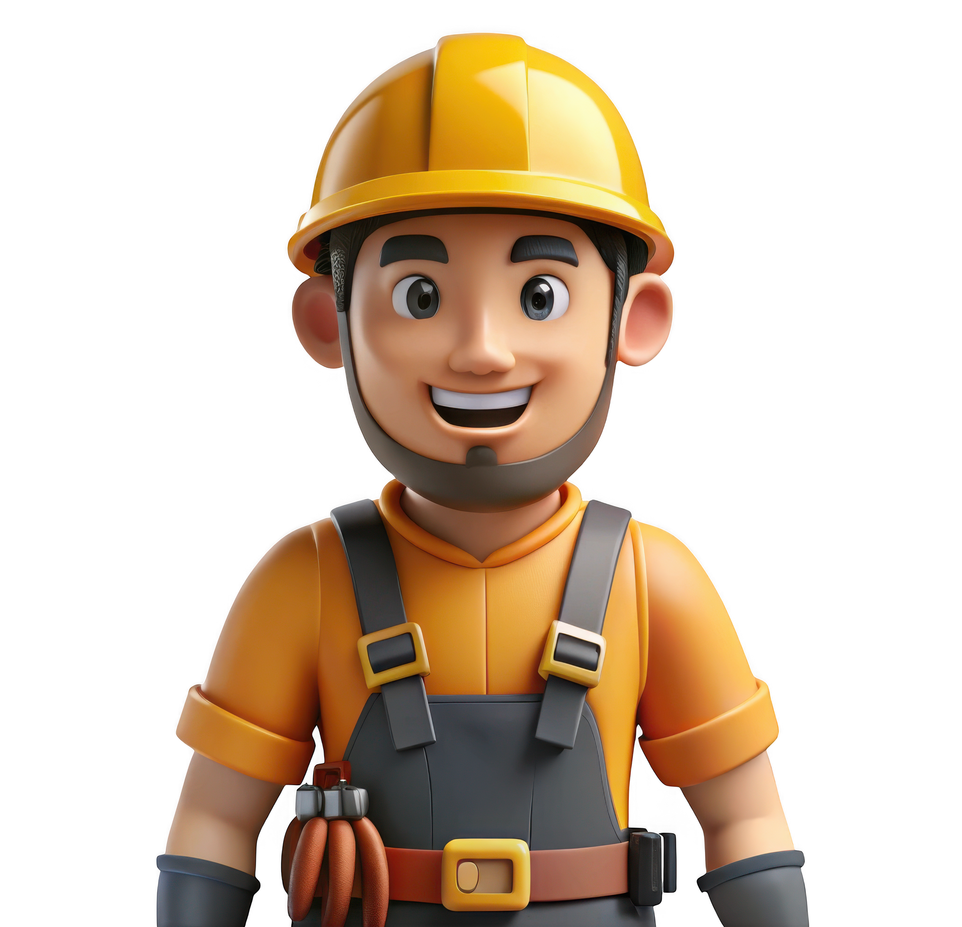 Illustration d'un ouvrier en salopette