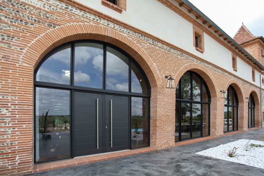 Porte d'entrée en PVC