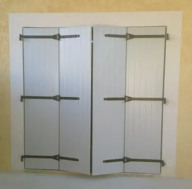 Volet traditionnel blanc