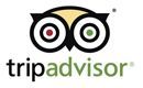 El logotipo de Tripadvisor es un búho blanco y negro con dos ojos.