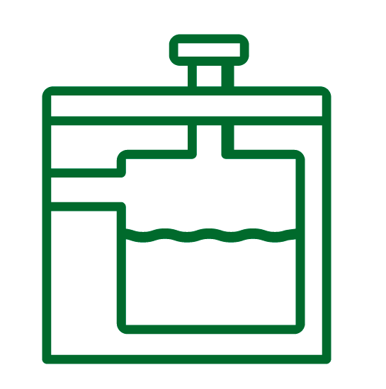 Icône d'une fosse septique