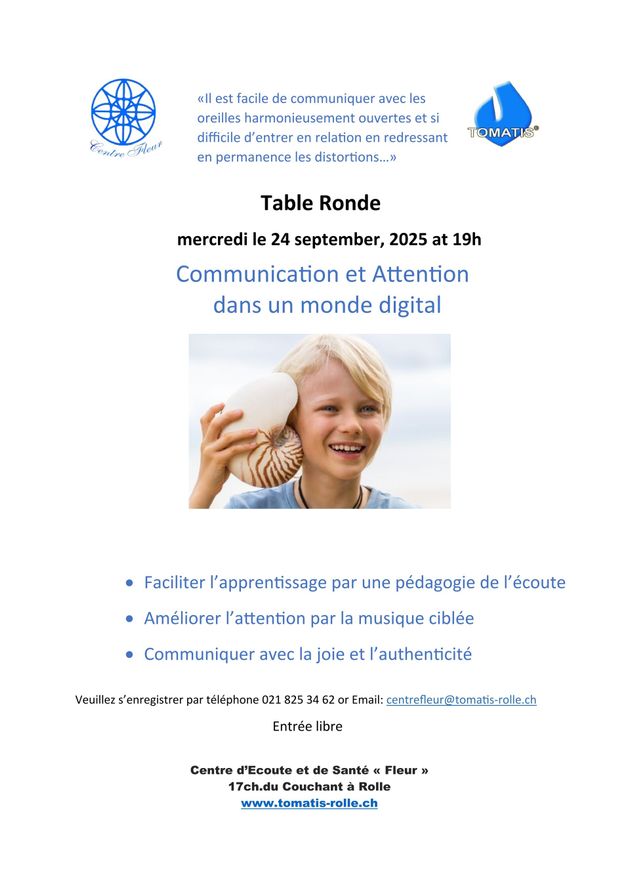 Une affiche pour une conférence..