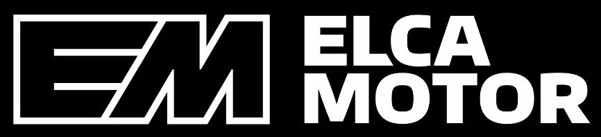 Un logotipo en blanco y negro para elca motor