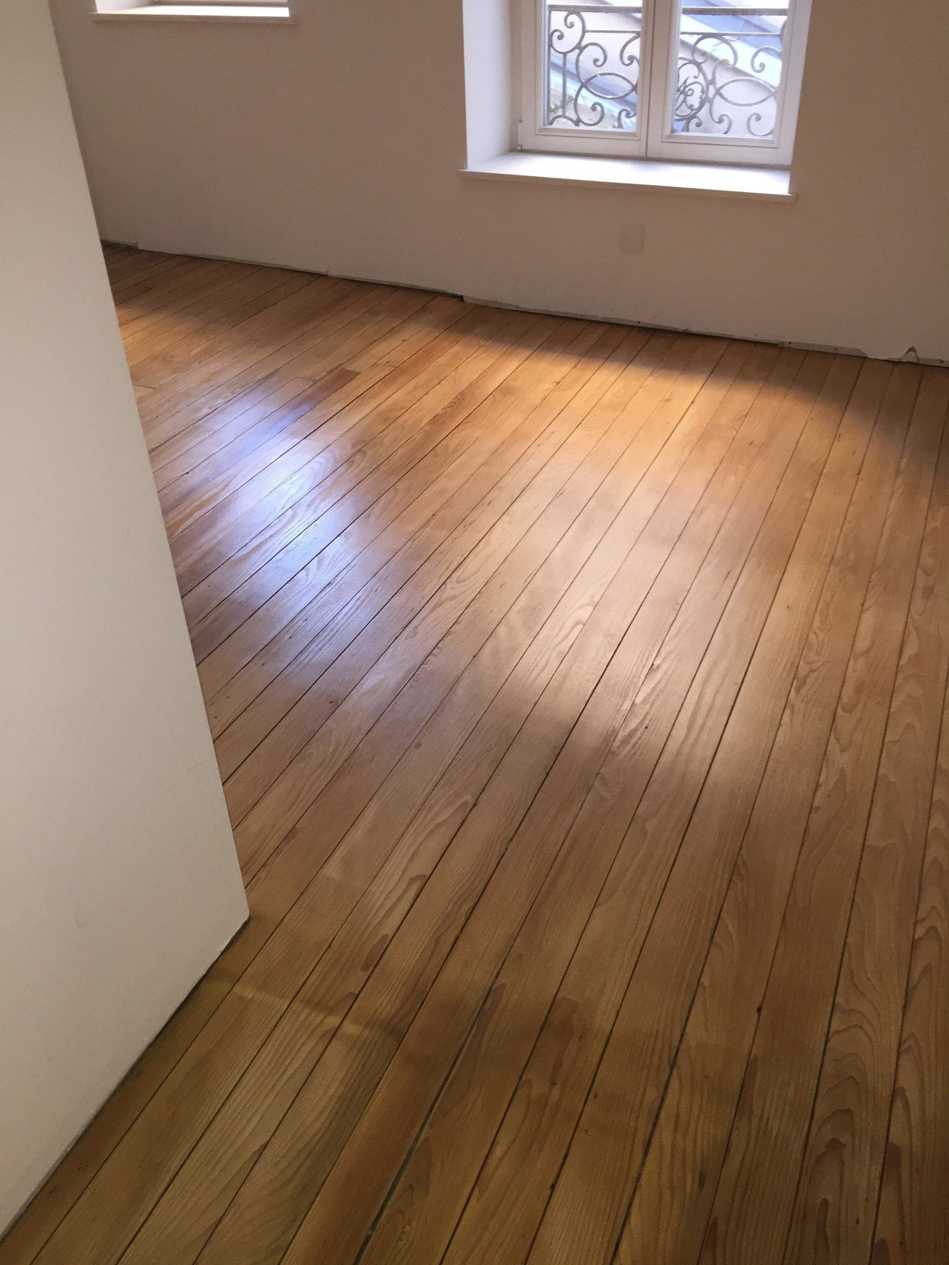 Ponçage parquet - Après