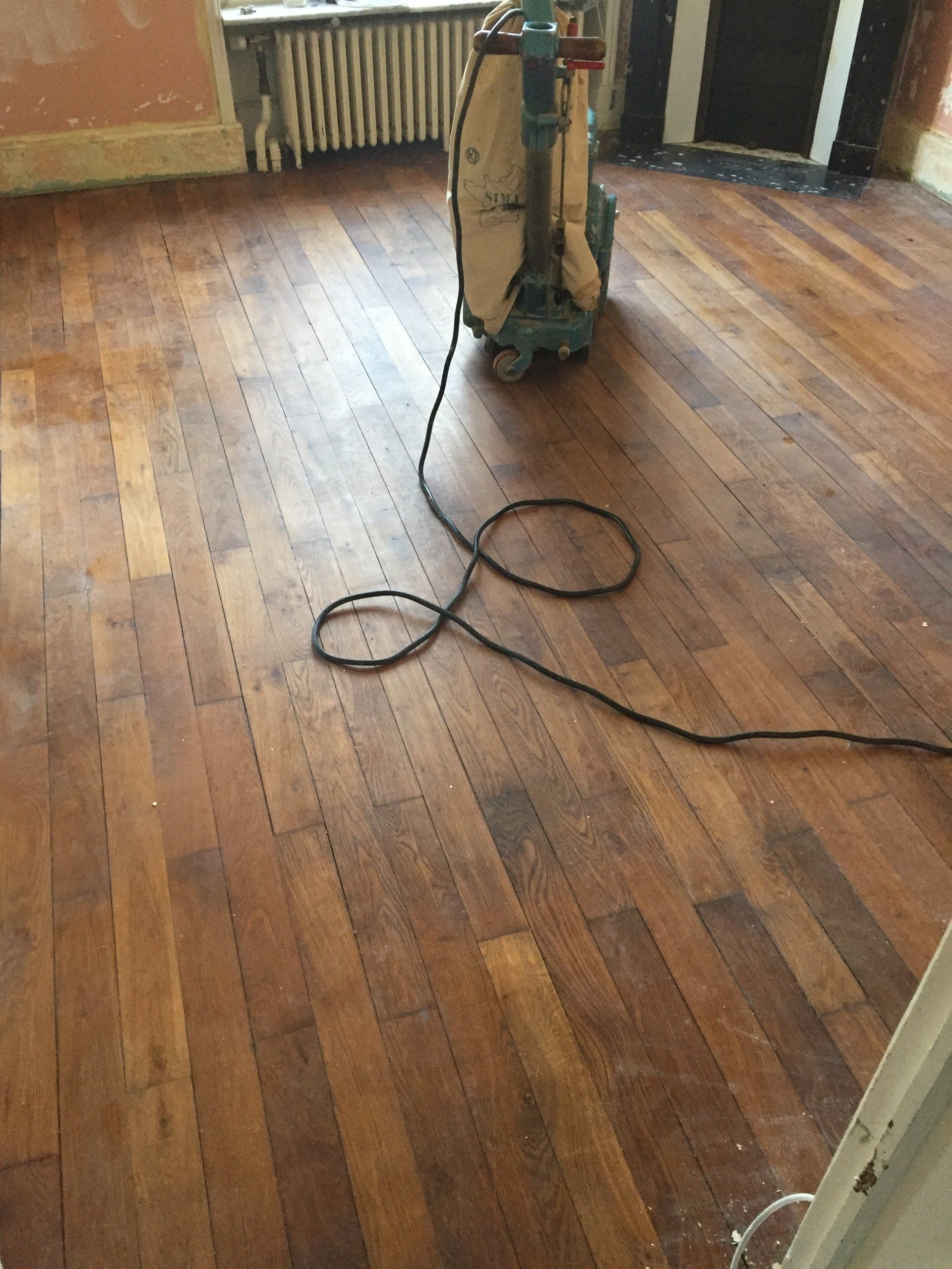 Parquet après ponçage