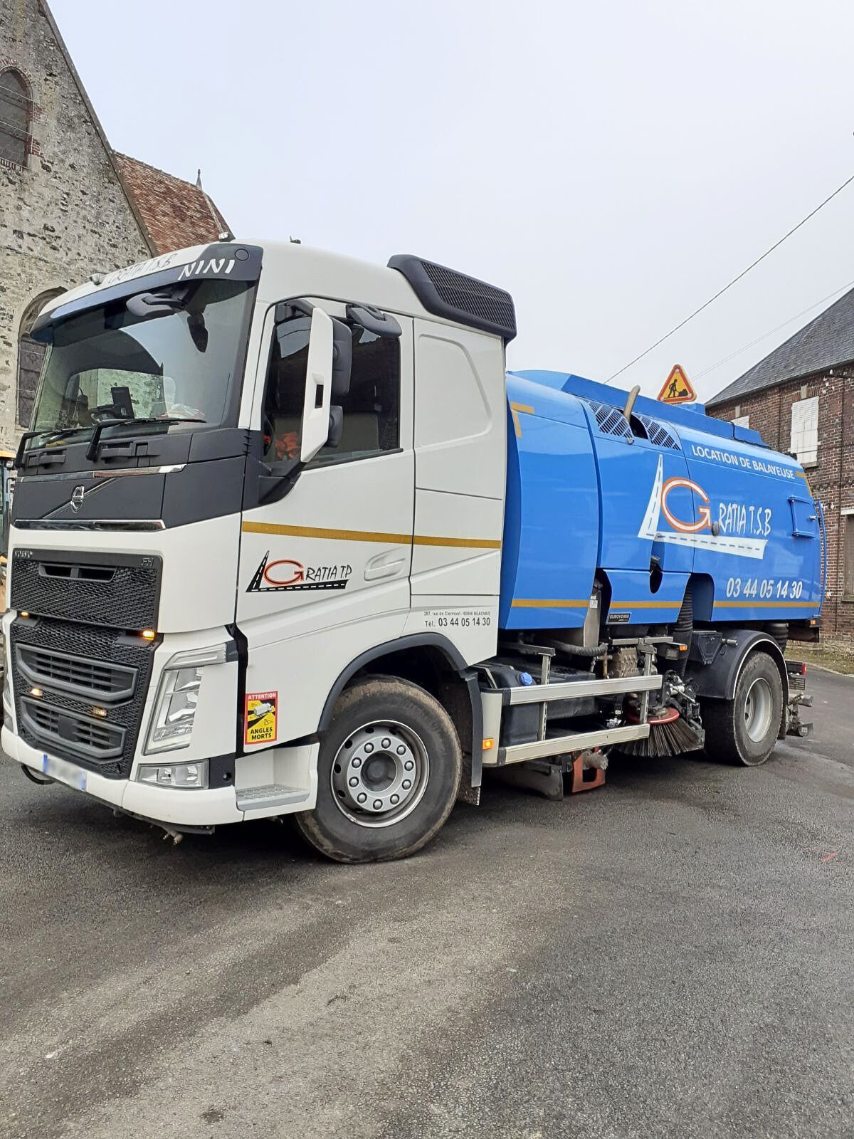 Location de balayeuse avec chauffeur