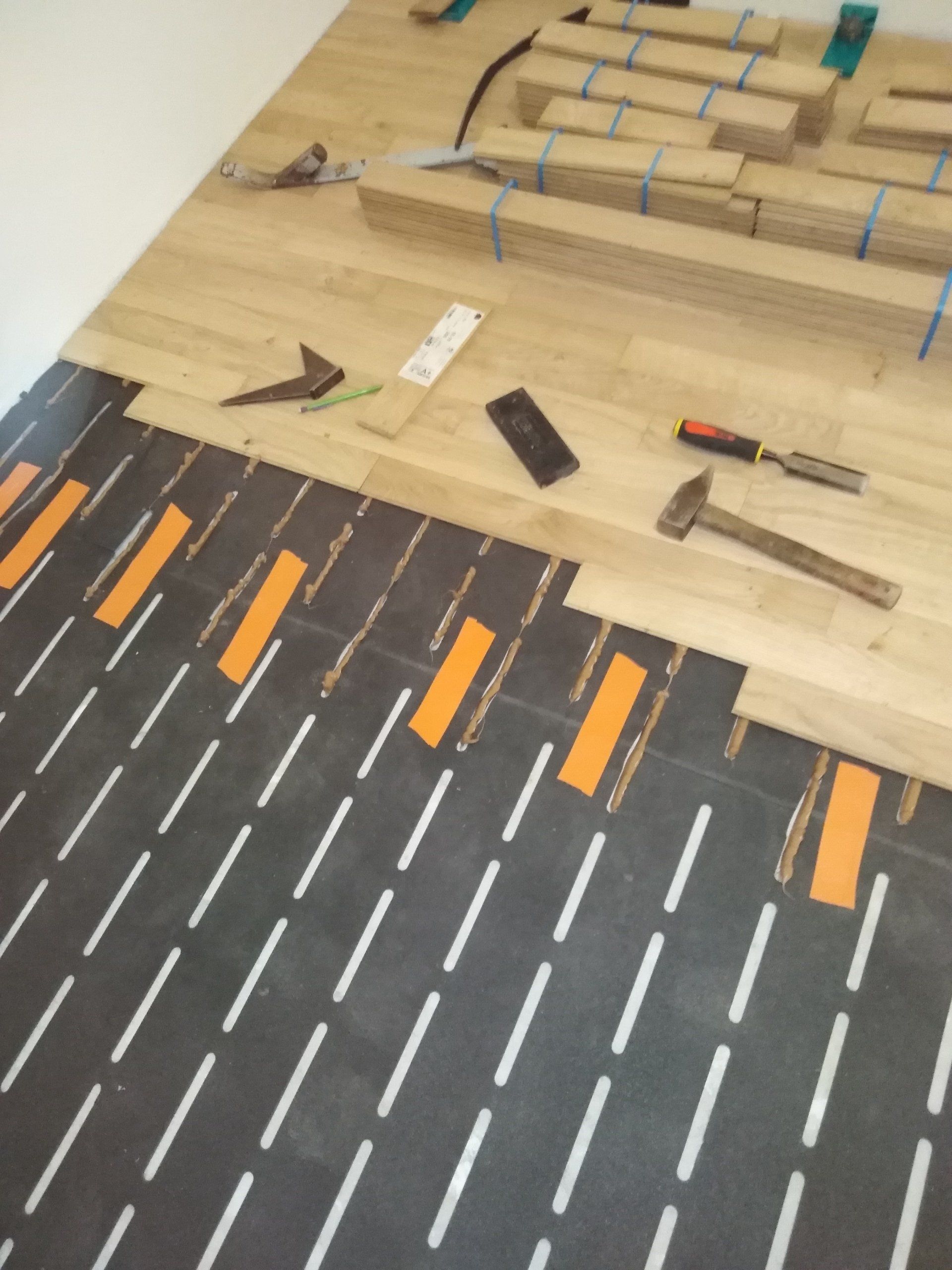 Réalisation d'un parquet