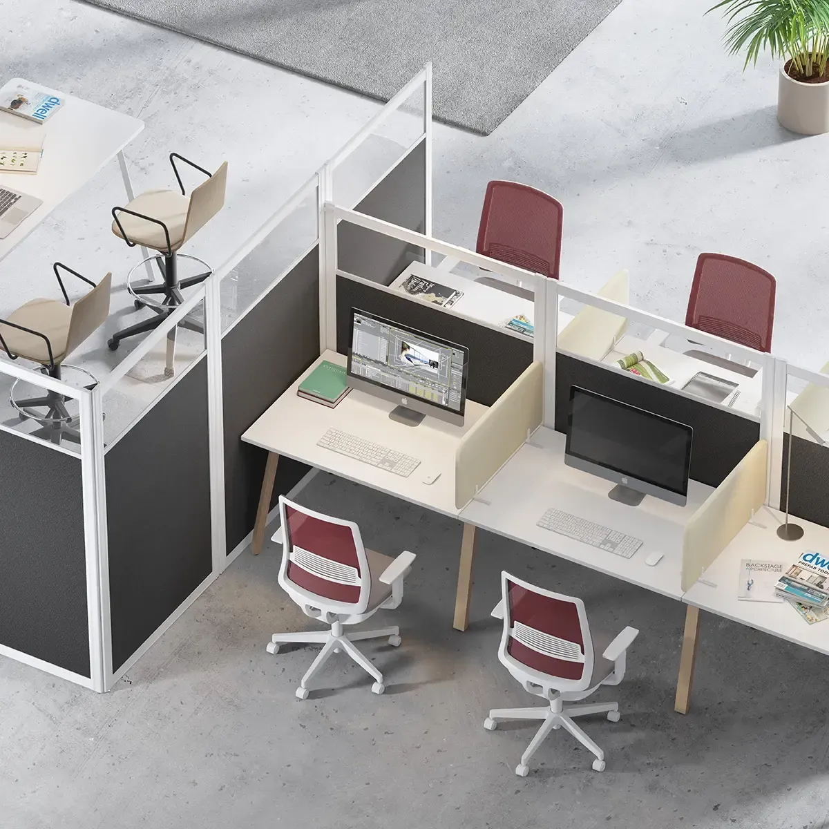 Cucarachas arrastrándose sobre migas y baldosas en el piso cerca de una pared.