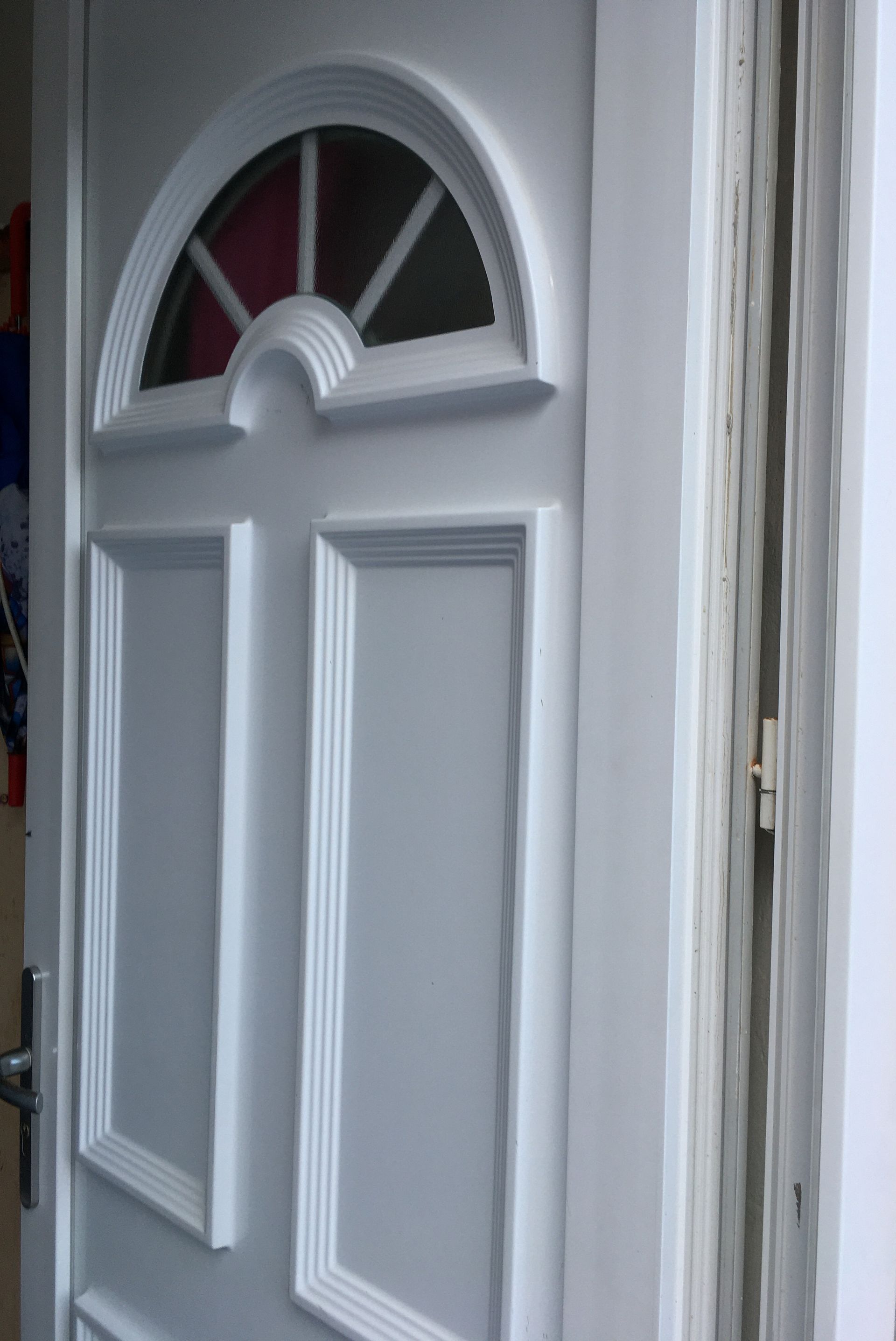 Pose de porte blanche 