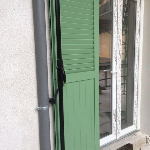 Volets battant alu vert