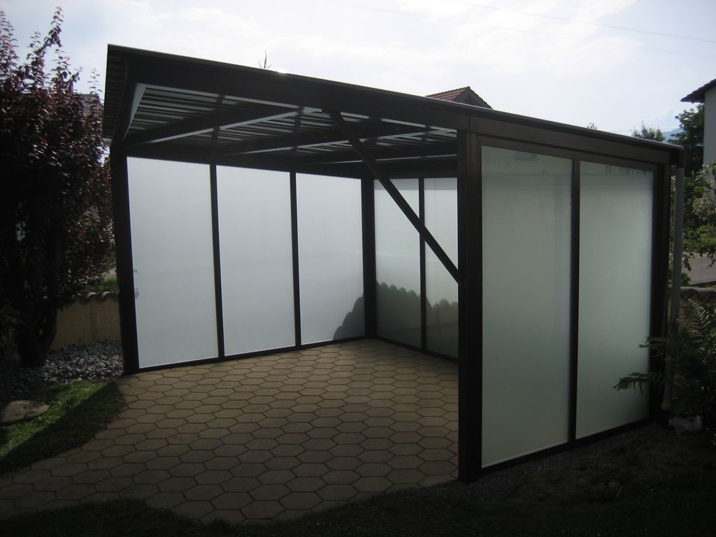 Glaspergola - DKT Metallbau Hagneck