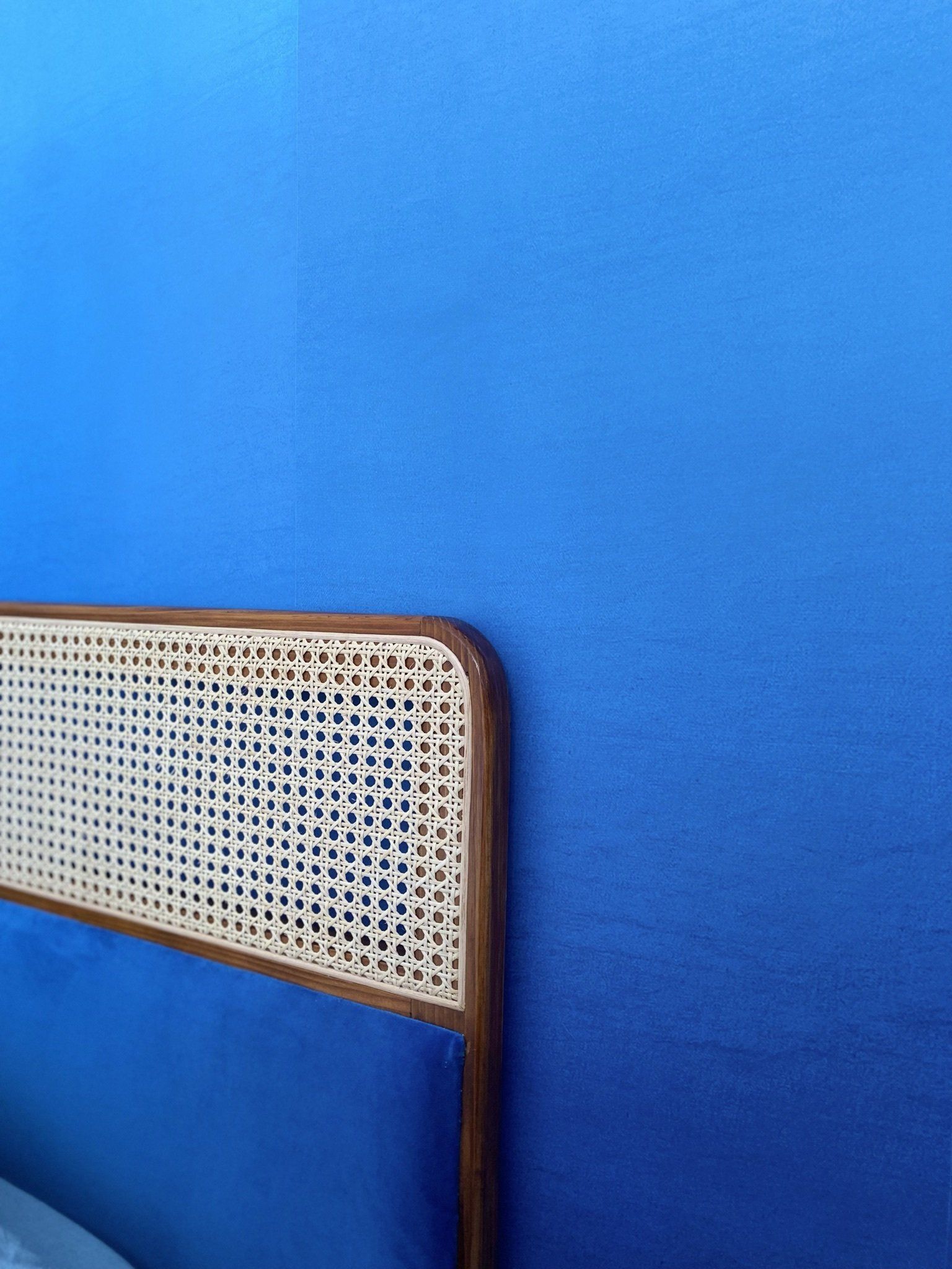 Tête de lit cannage