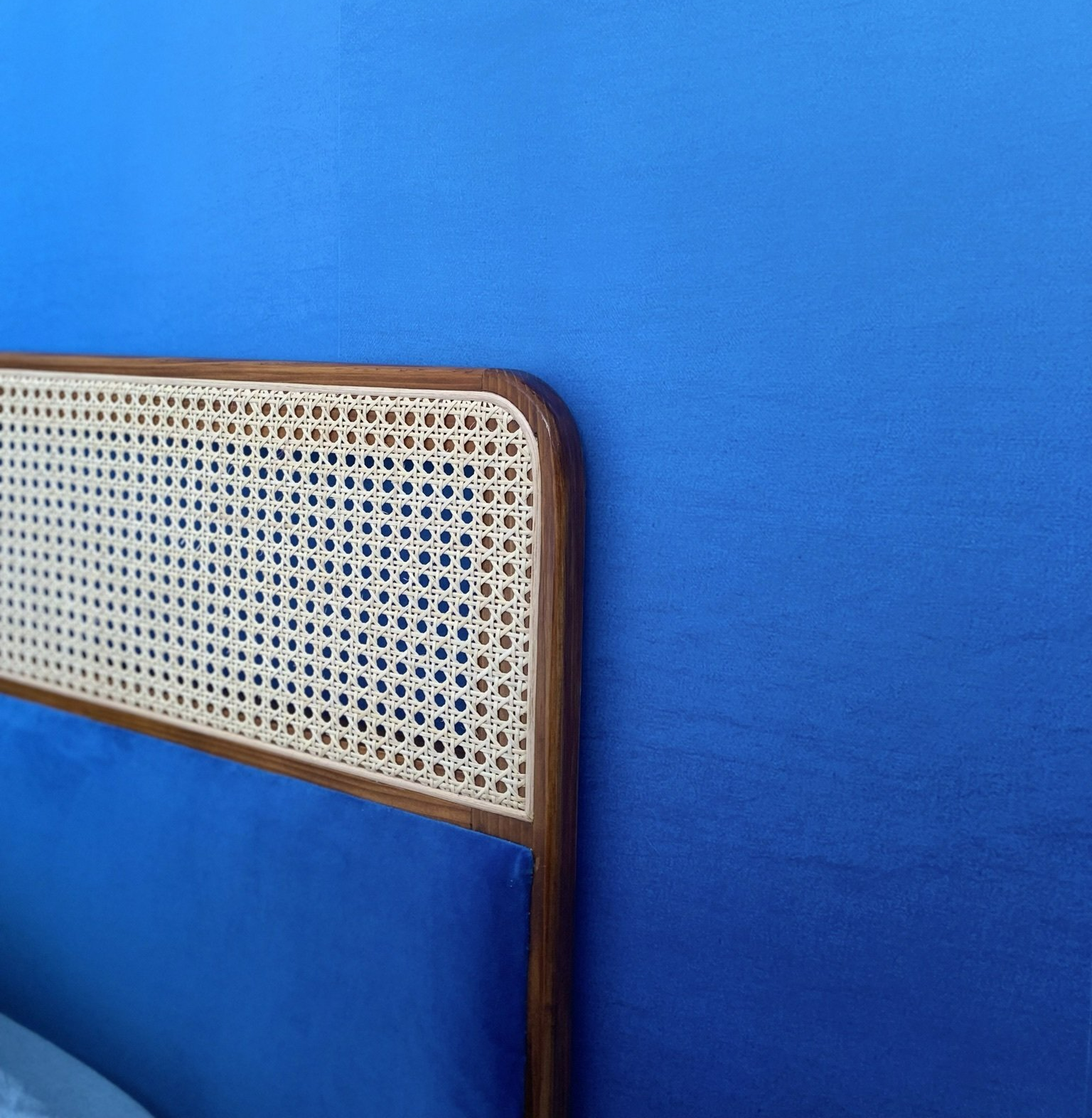 Tête de lit cannage