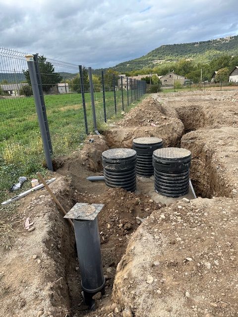 Installation d'un système d'assainissement des eaux usées