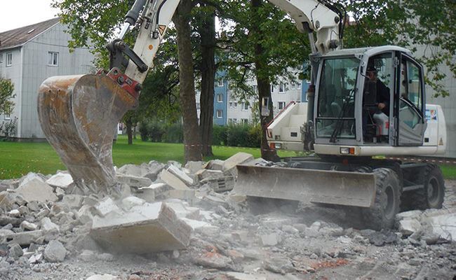 VAT GmbH bei Baugruben-Arbeiten