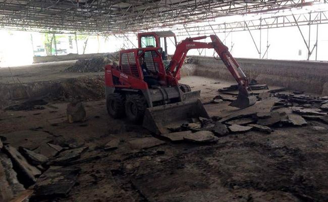 VAT GmbH bei Baugruben-Arbeiten