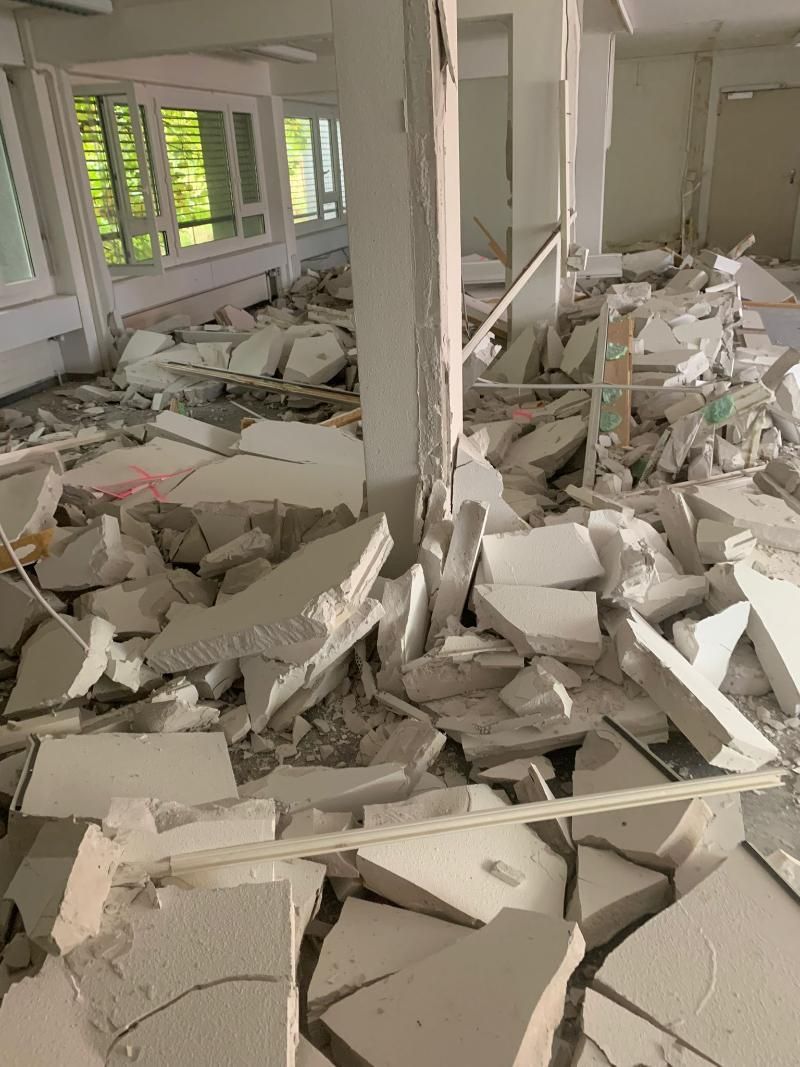 Abbrucharbeiten. Foto von der Popaj GmbH