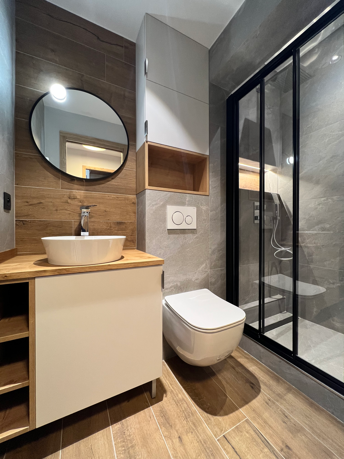 Salle de bains refaite