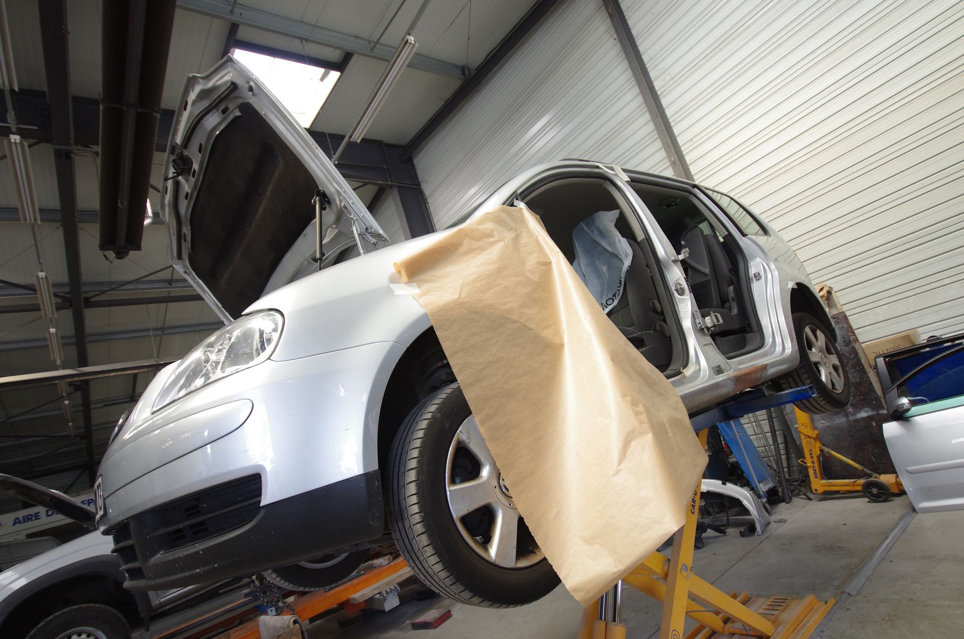 Atelier de carrosserie