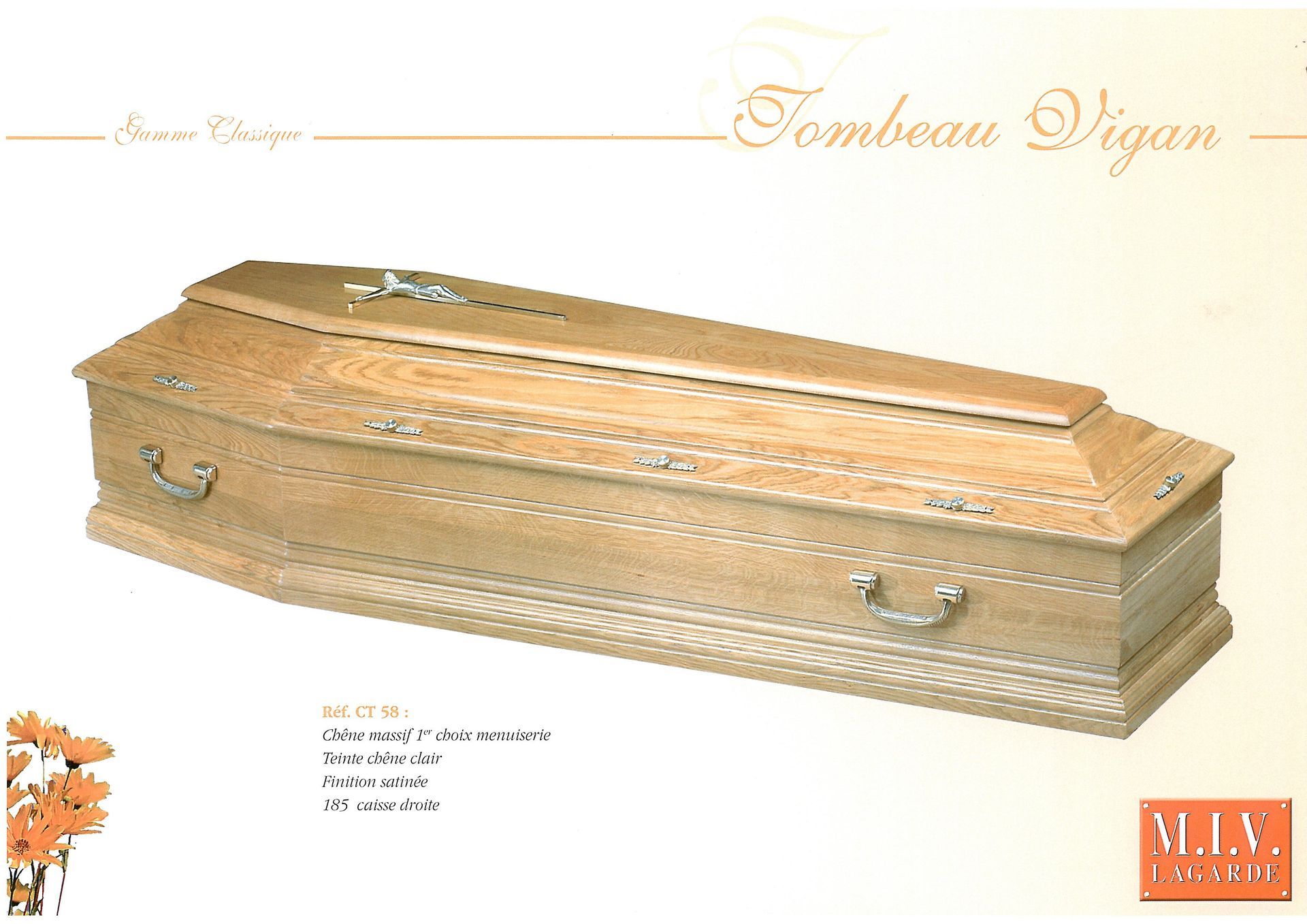 Cercueil modèle Vigan