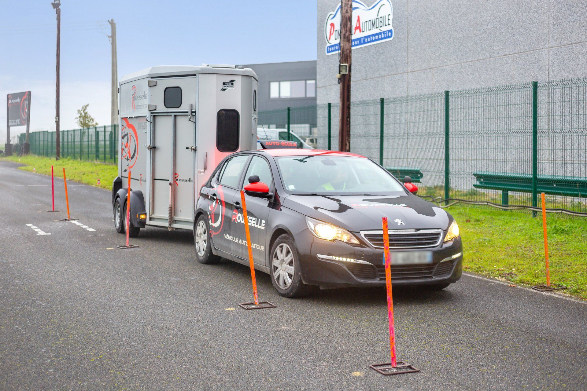 École de conduite pour remorque